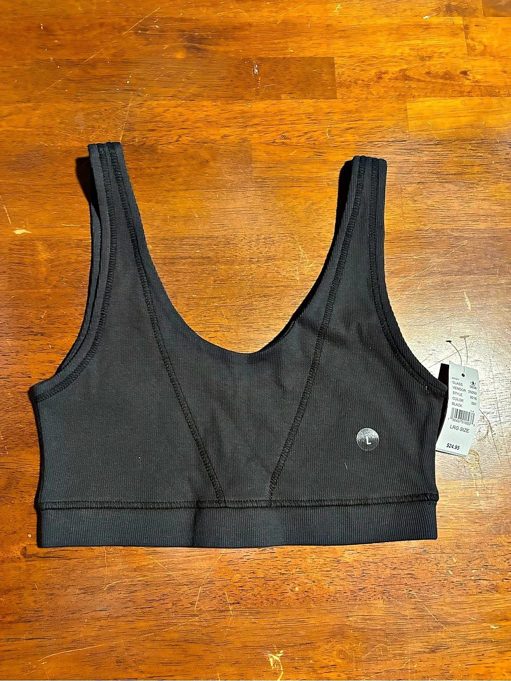 Pacsun Sports Bra in Gray Large NWT